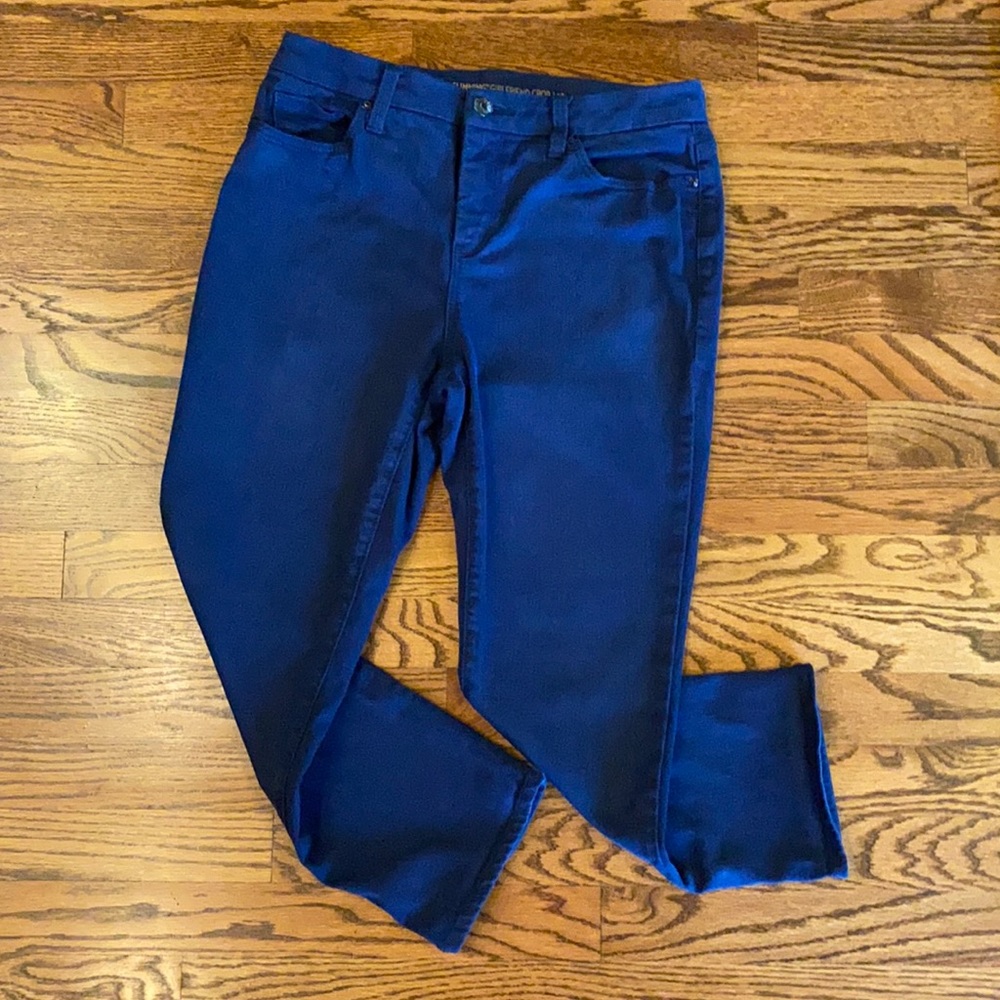 Chico’s ‘So Slimming’ navy blue girlfriend crop jeans, 4P